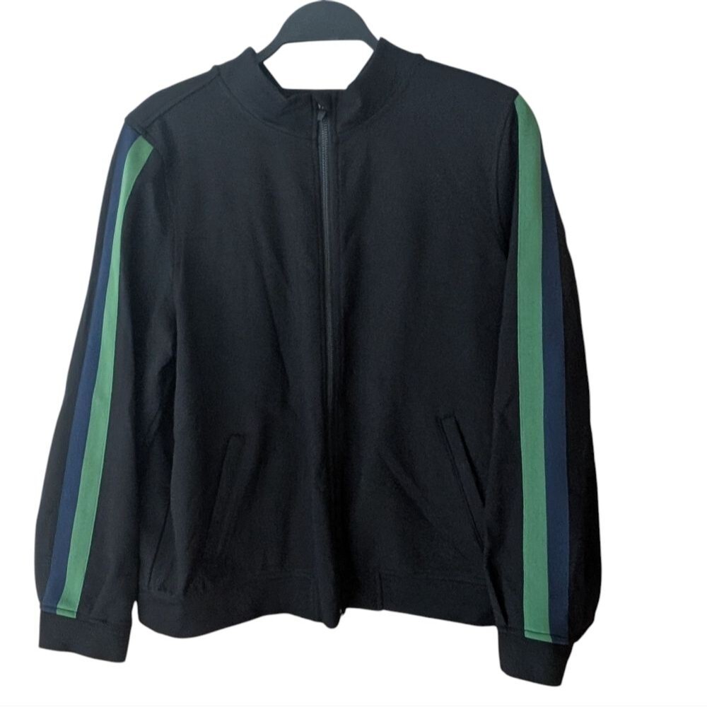 Universal Standard Camden Ponte Track Bomber Jacket Size Large (XS Brand‎ Size)